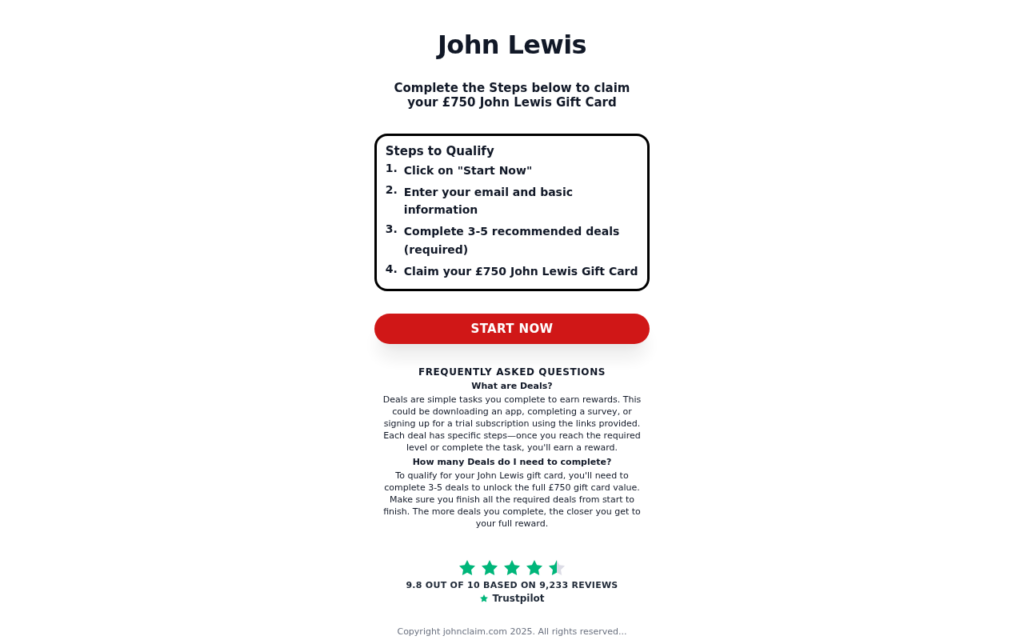 Johnclaim.com Gift Card Giveaway EXPOSED - Fake or Real? 1 Johnclaim.com scam