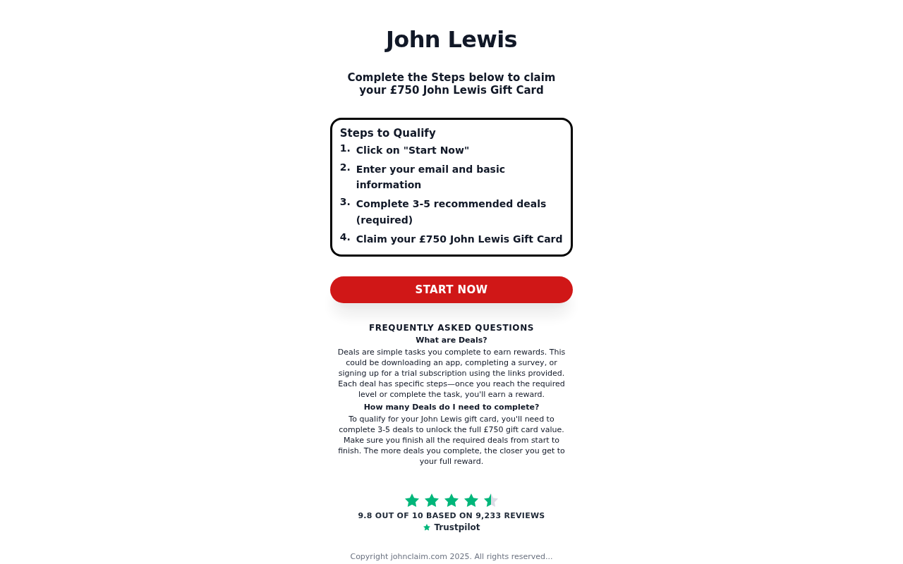 Johnclaim.com Gift Card Giveaway EXPOSED – Fake or Real?