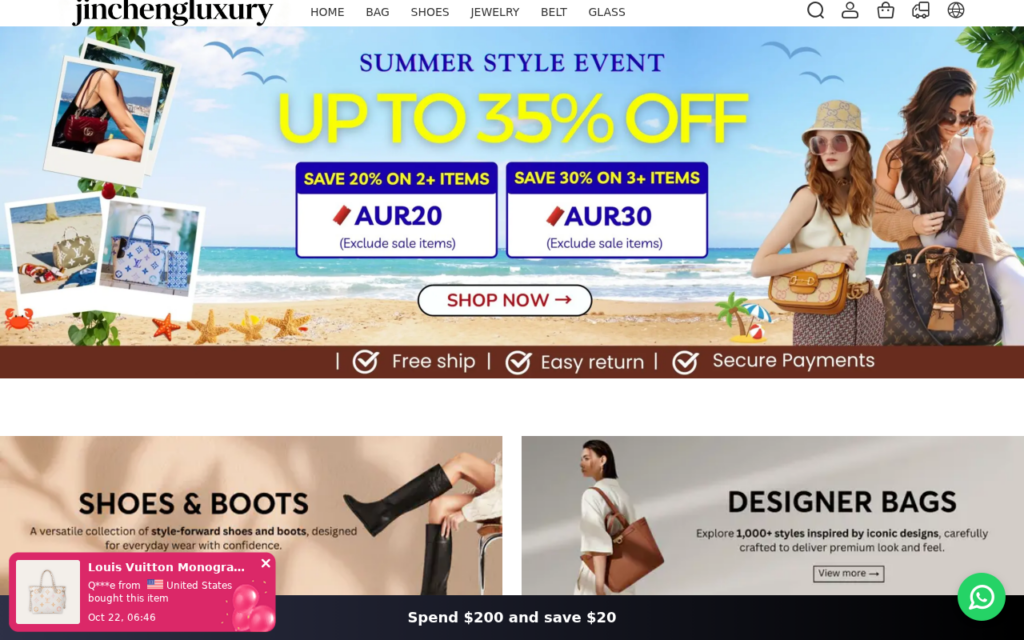Luxurybrandhub.shop scam