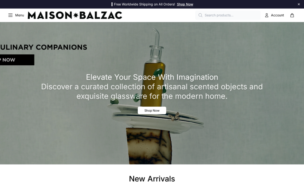Maisonbalzachome.shop scam