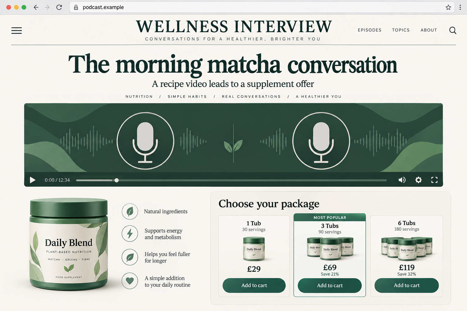 Mel Robbins Matcha Ritual Scam EXPOSED - Fake Podcast Ads Investigated