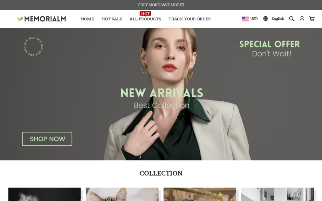 Memorialm.com EXPOSED - Store Scam or Legit? What We Found 1 Memorialm.com scam
