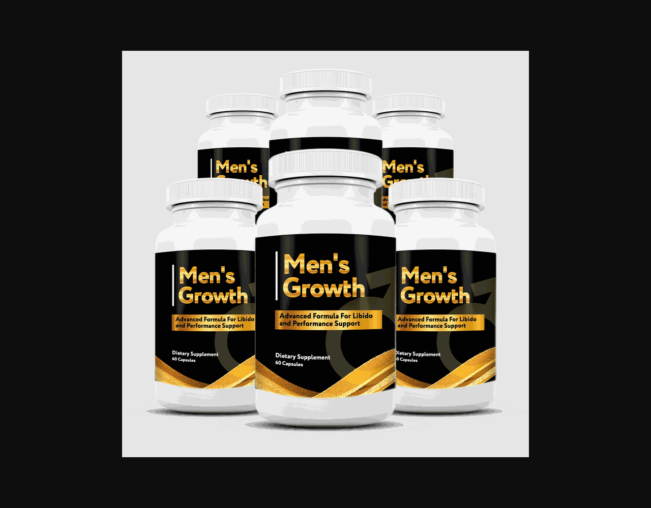 Men's Growth EXPOSED - Scam or Legit? The Full Supplement Investigation 1 Original Men’s Growth sales asset showing the six-bottle supplement package
