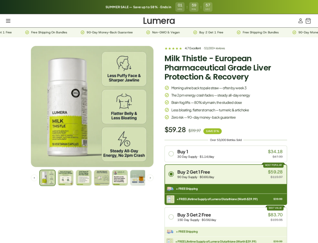 Lumera Milk Thistle EXPOSED: Scam Or Legit? Claims And Refills Checked