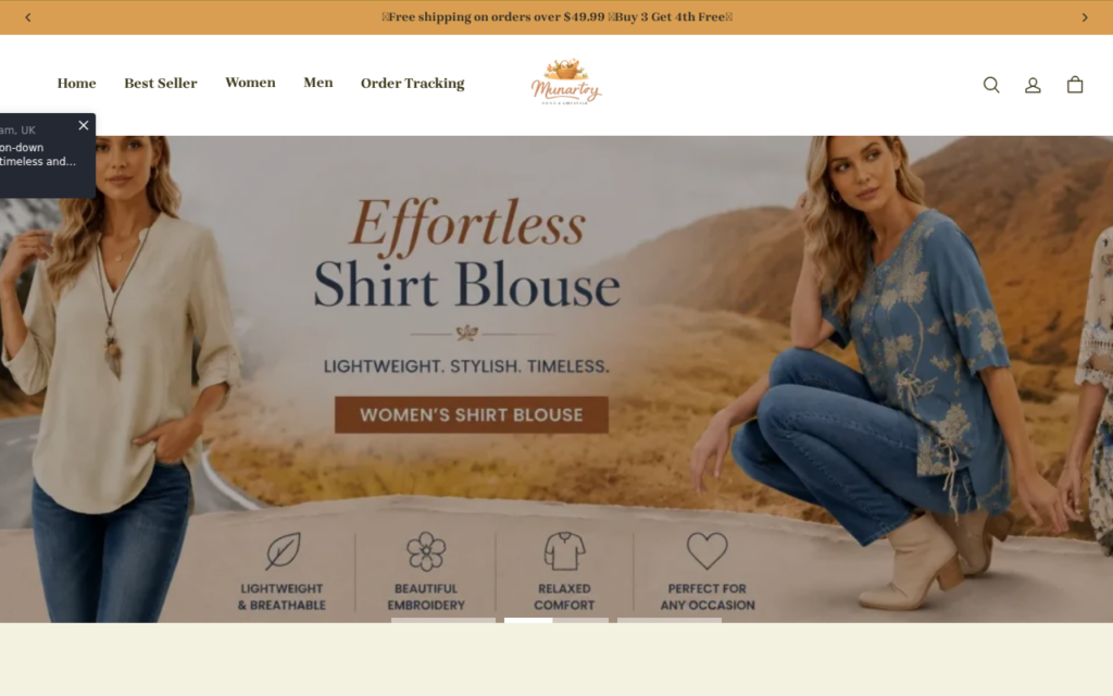 Munartry.com EXPOSED - Store Scam or Legit? What We Found 1 Munartry.com scam
