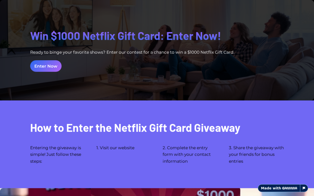 Netflixcredit.sweepstakealert.info Gift Card Review - Real Reward or Scam? 1 Netflixcredit.sweepstakealert.info scam