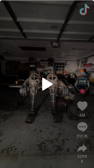 Citra's original Nosey progress post showing the rabbit project in its workshop context