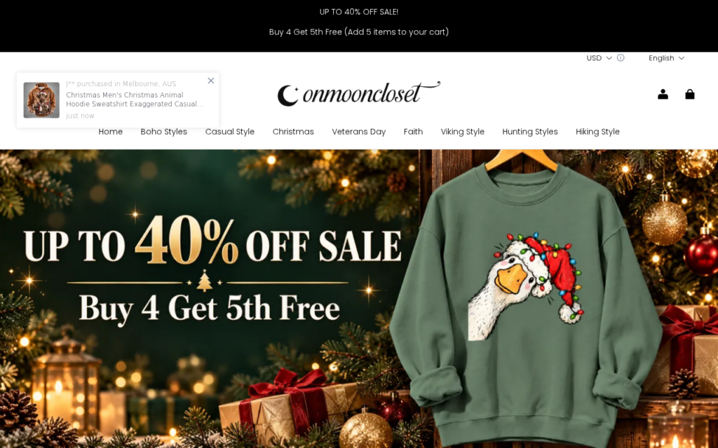 Onmooncloset.com EXPOSED - Fake or Real Store? Our Findings 1 Onmooncloset.com scam