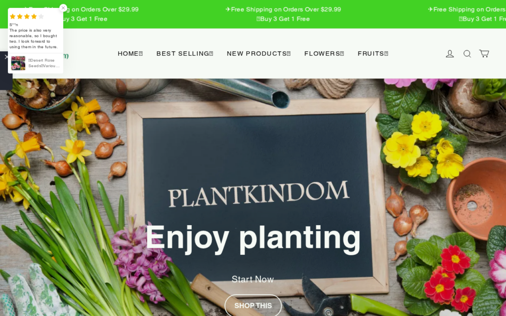 Plantkindom.com scam