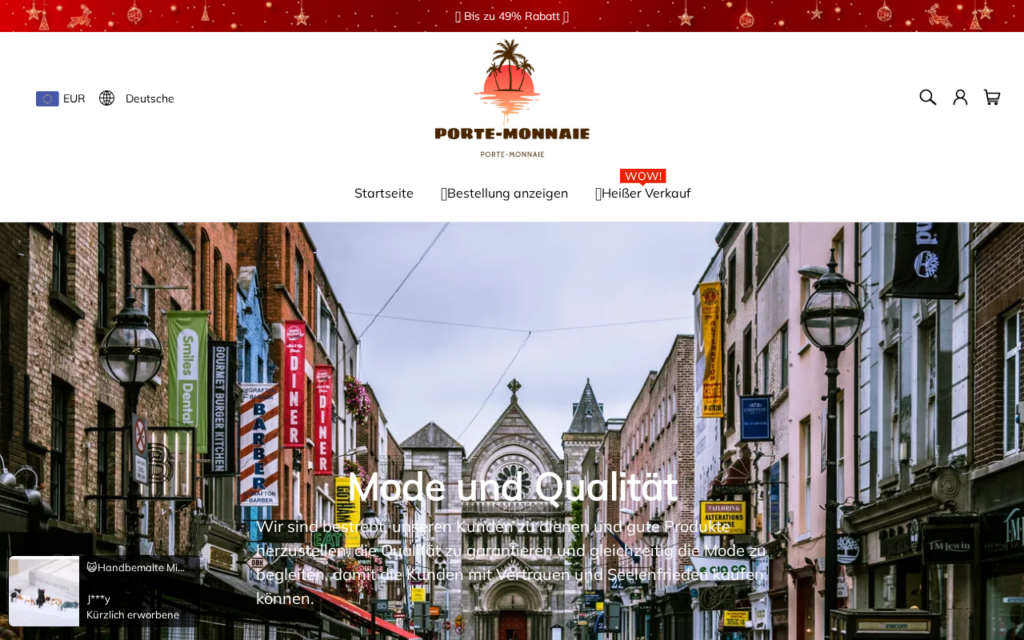 Porte-monnaie.de scam