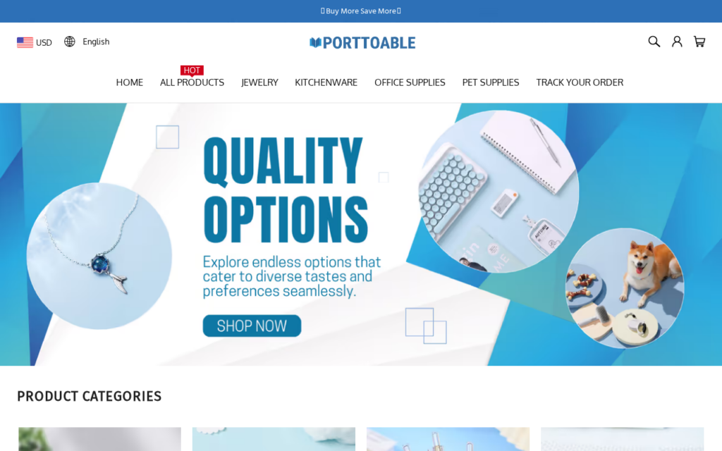 Porttoable.com EXPOSED - Legit Store or Fake? Buyer Warning 1 Porttoable.com scam