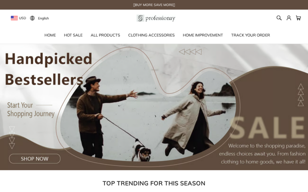 Professionay.com EXPOSED - Legit Store or Scam? Read First 1 Professionay.com scam