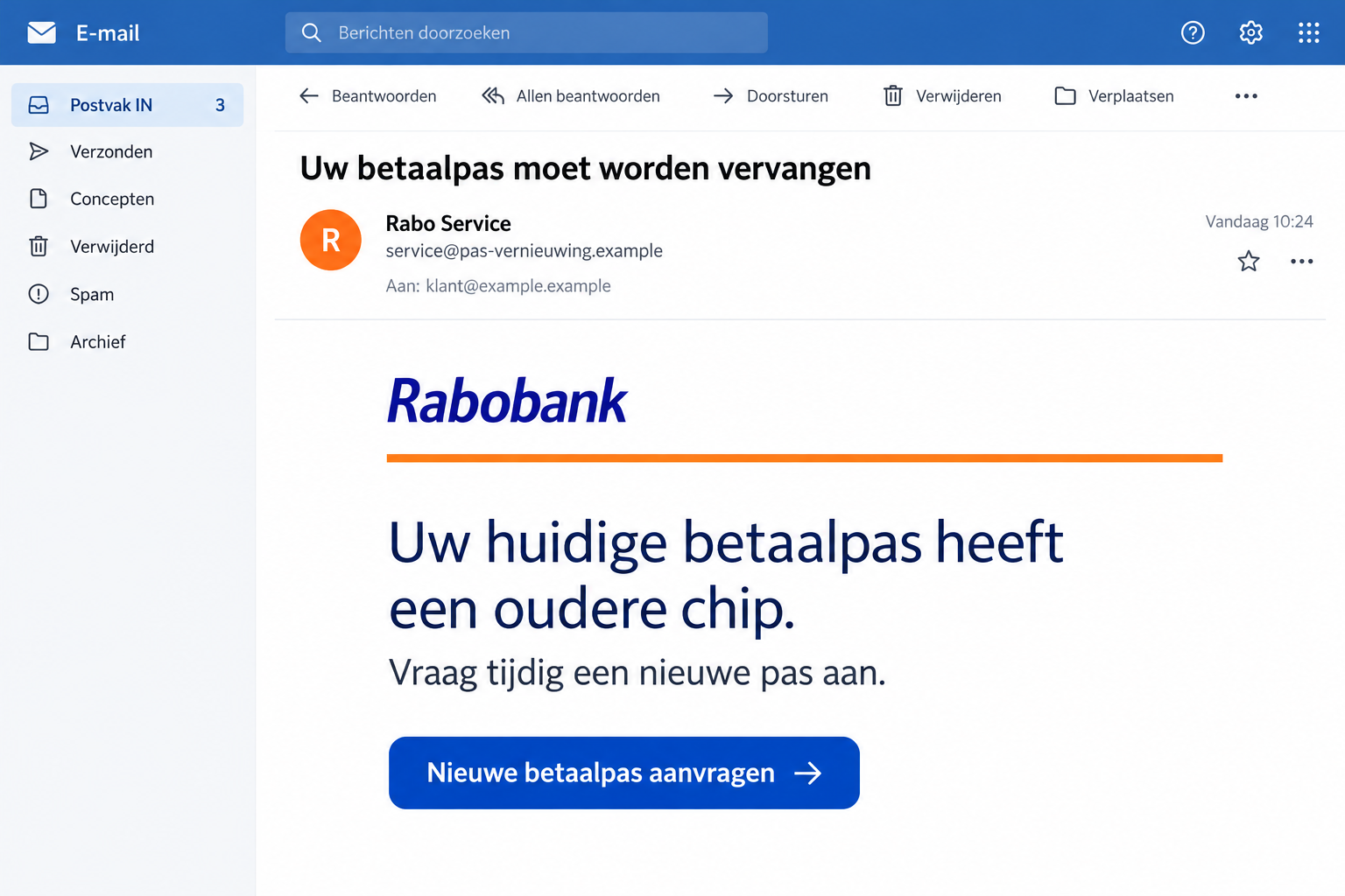 Rabobank Card Replacement Scam: The Old-Chip Email You Should Not Trust