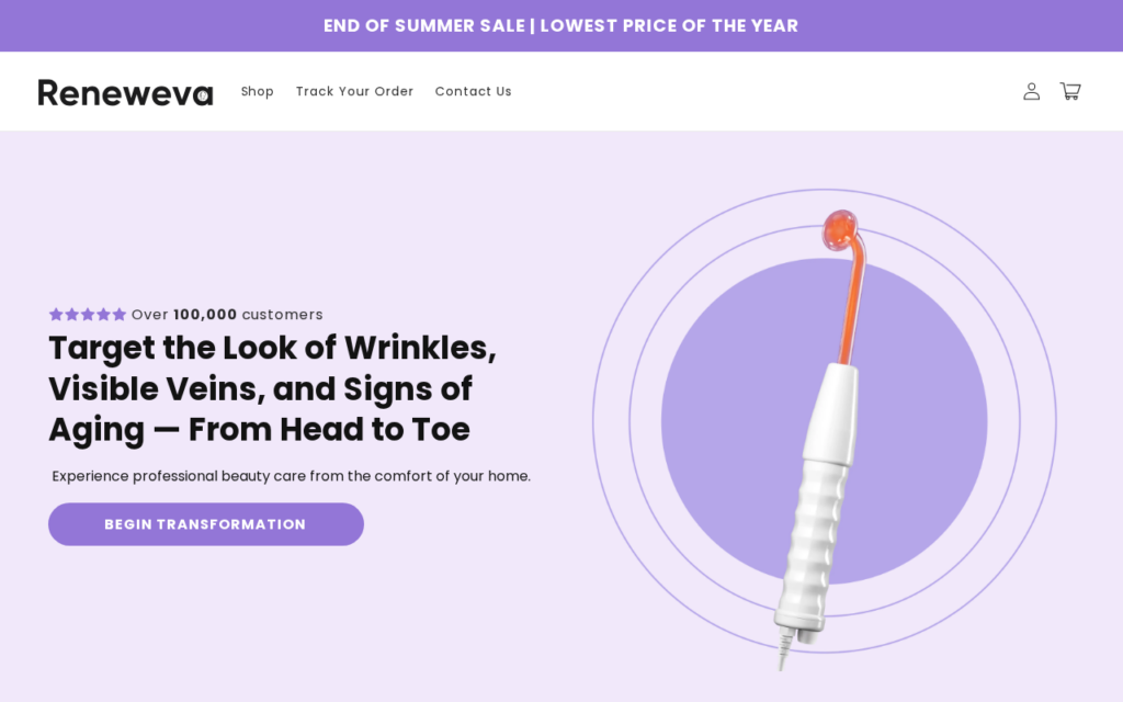 Reneweva.com EXPOSED - Fake Store or Legit? What We Found 1 Reneweva.com scam