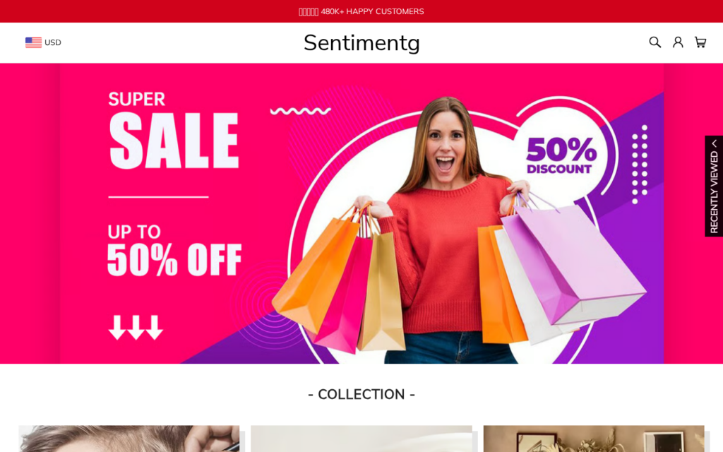 Sentimentg.com EXPOSED - Fake or Real Store? Our Findings 1 Sentimentg.com scam