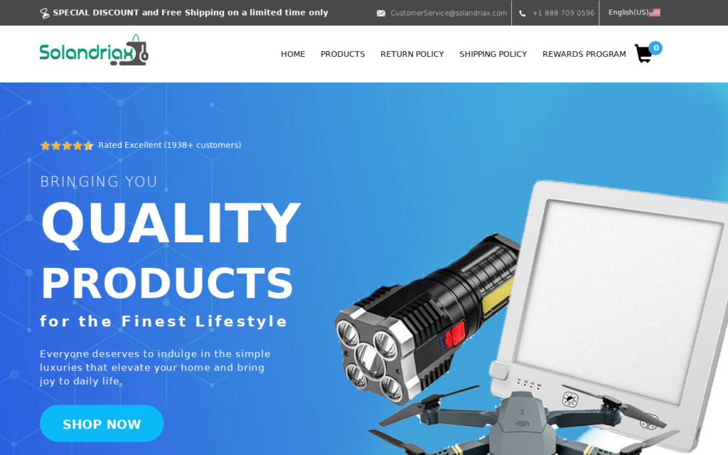 Solandriax.com scam