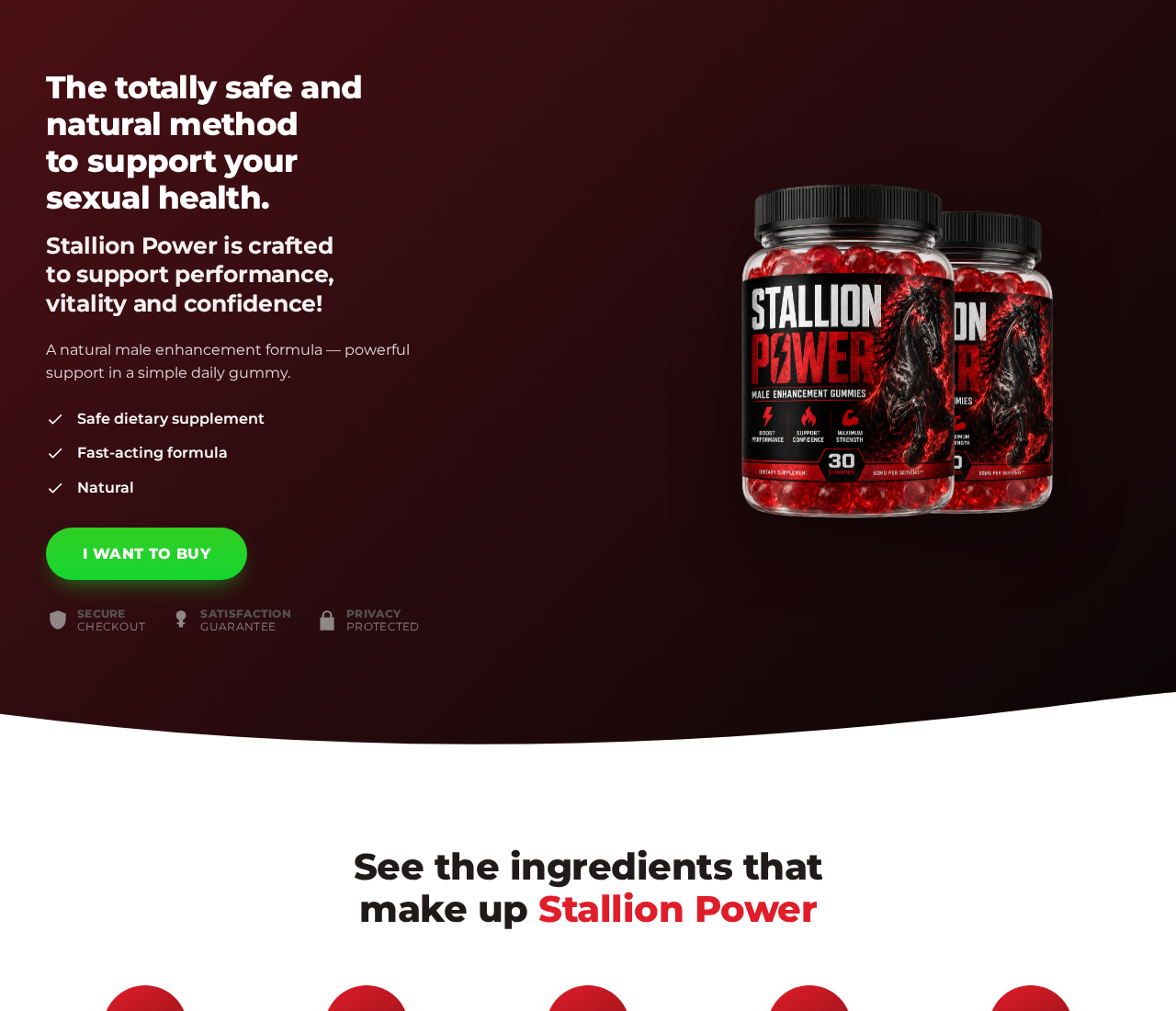 Stallion Power Gummies EXPOSED - Scam or Legit? The Full Investigation 1 Stallion Power gummy sales page advertising sexual health and performance support
