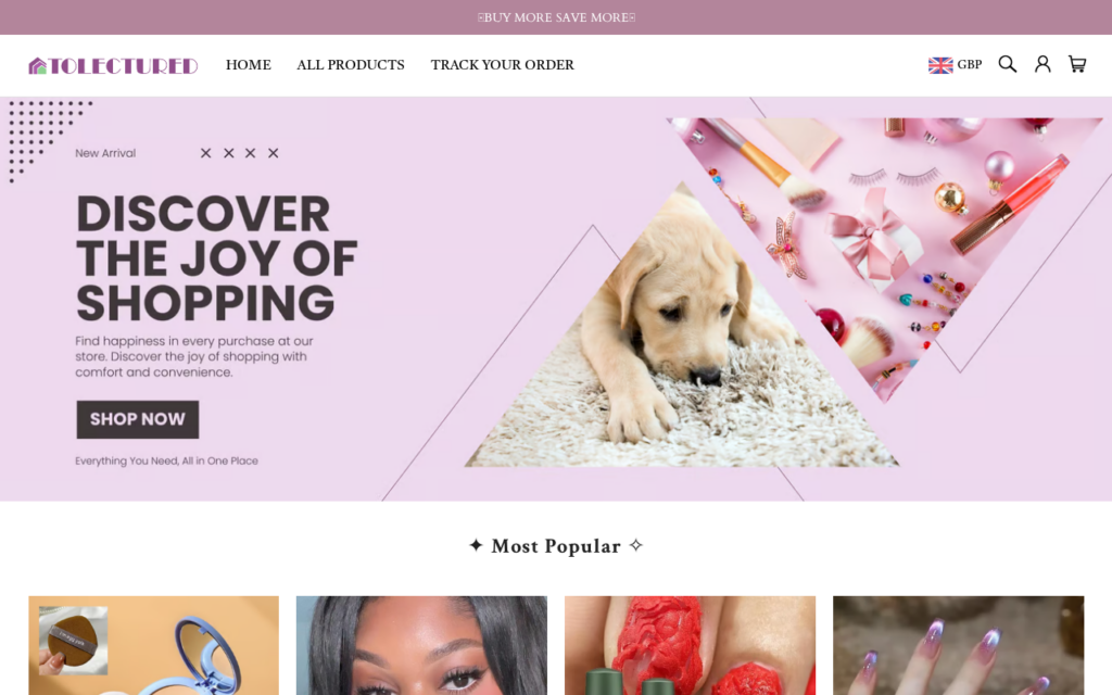 Tolectured.com EXPOSED - Shopping Scam or Legit? Key Findings 1 Tolectured.com scam