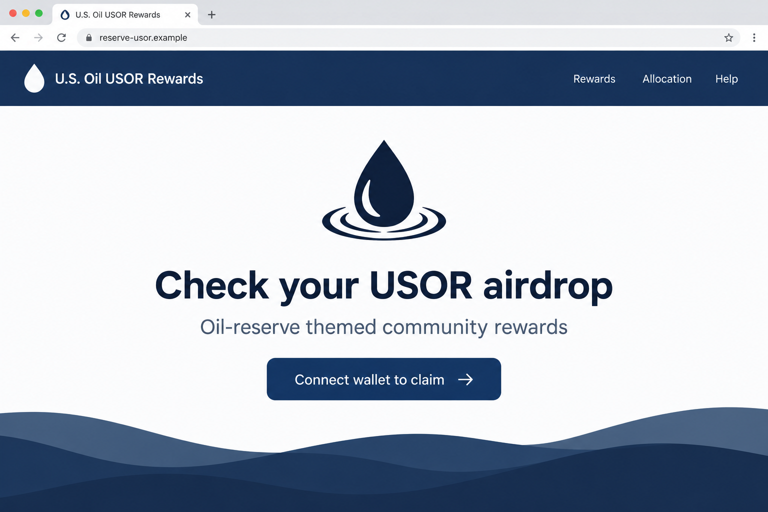 U.S. Oil USOR Airdrop Scam Exposed: Fake Reserve Claims and Wallet Theft