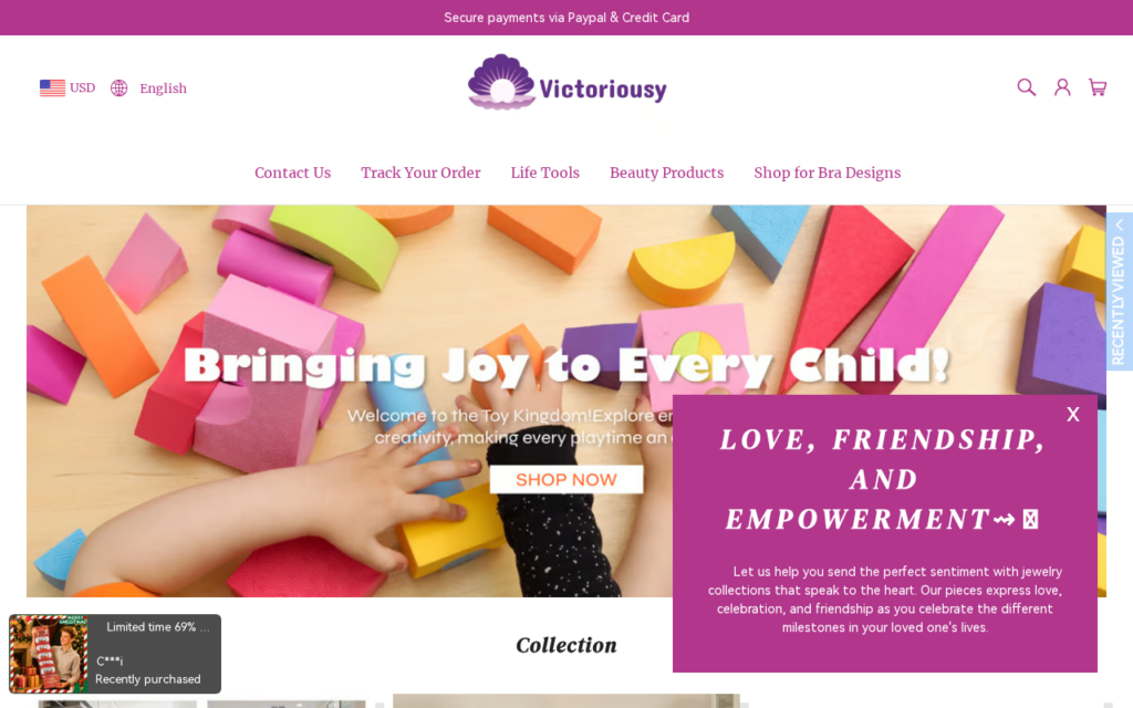 Victoriousy.com scam