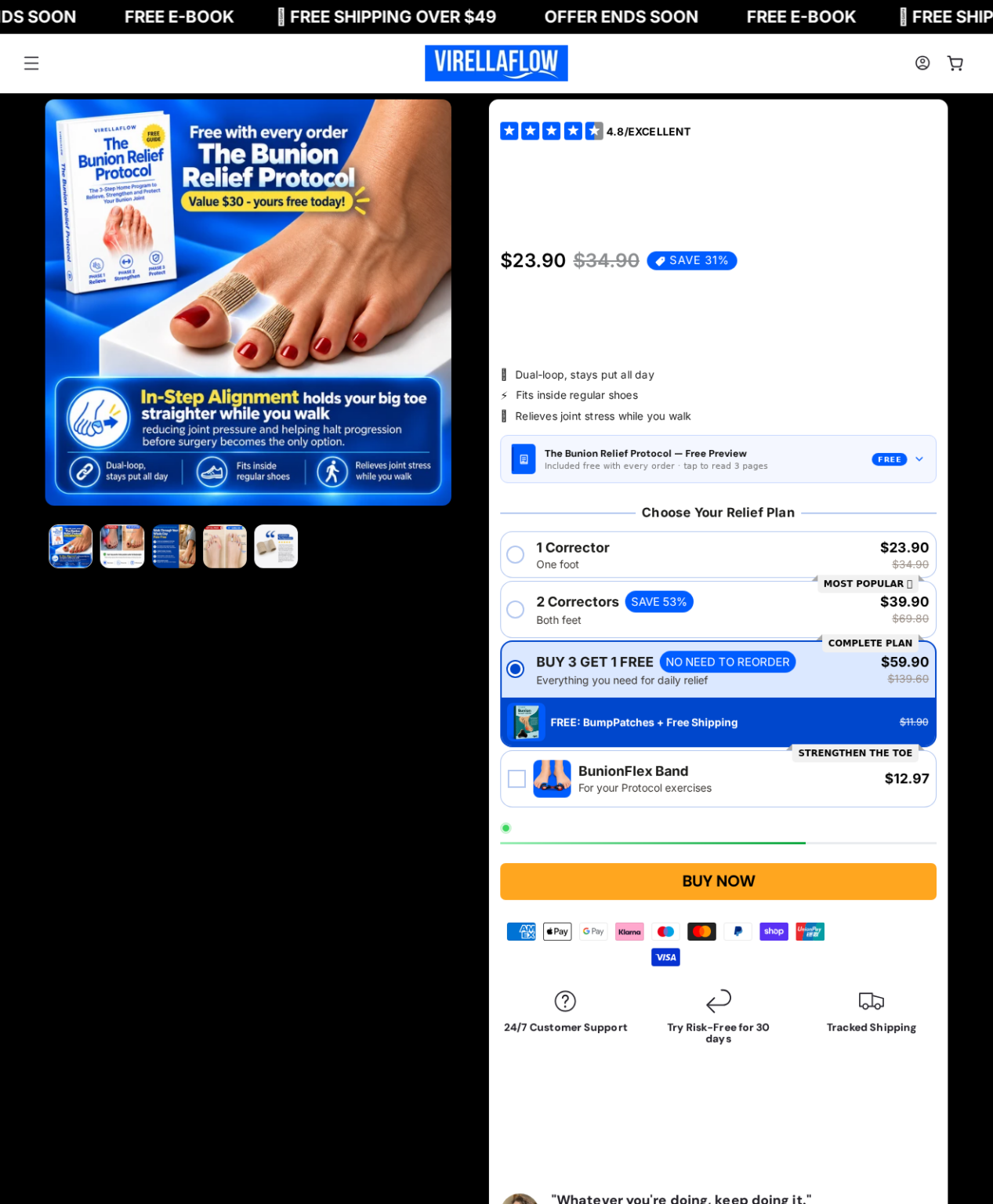 Toe Realignment Surgery Virellaflow Bunion Corrector Exposed: Scam Or Legit? Medical Claims Checked