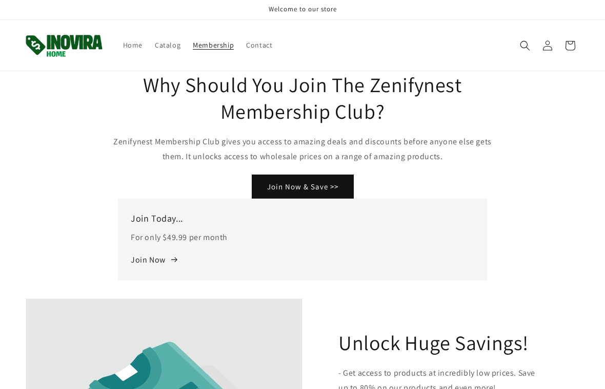 VoltSaver X Review: Power-Saving Claims and Inovira's $49.99 Monthly Fee 2 Inovira VIP membership page showing a $49.99 monthly offer under the Zenifynest club name