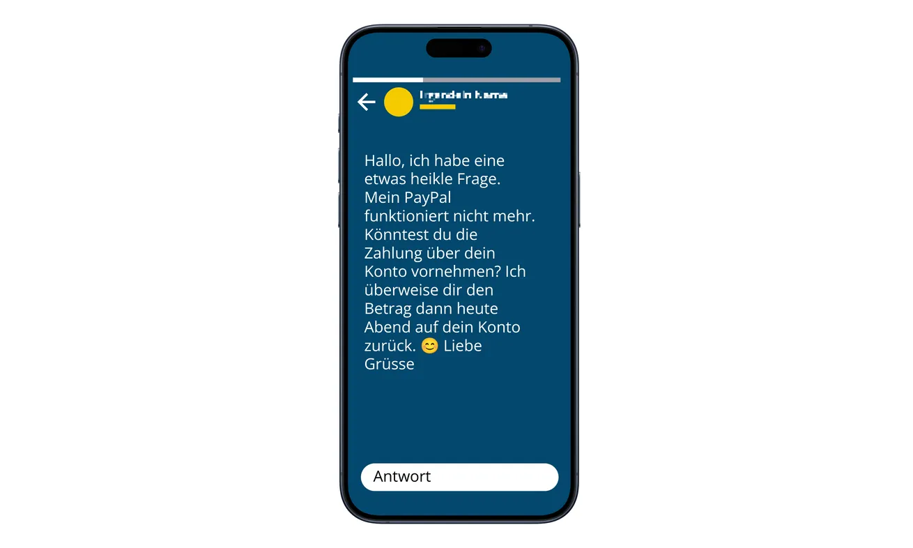 WhatsApp Status Money Scam: A Hijacked Friend's Account Asks You to Pay 1 Police-published illustrative WhatsApp Status asking contacts to make a payment because PayPal supposedly is not working