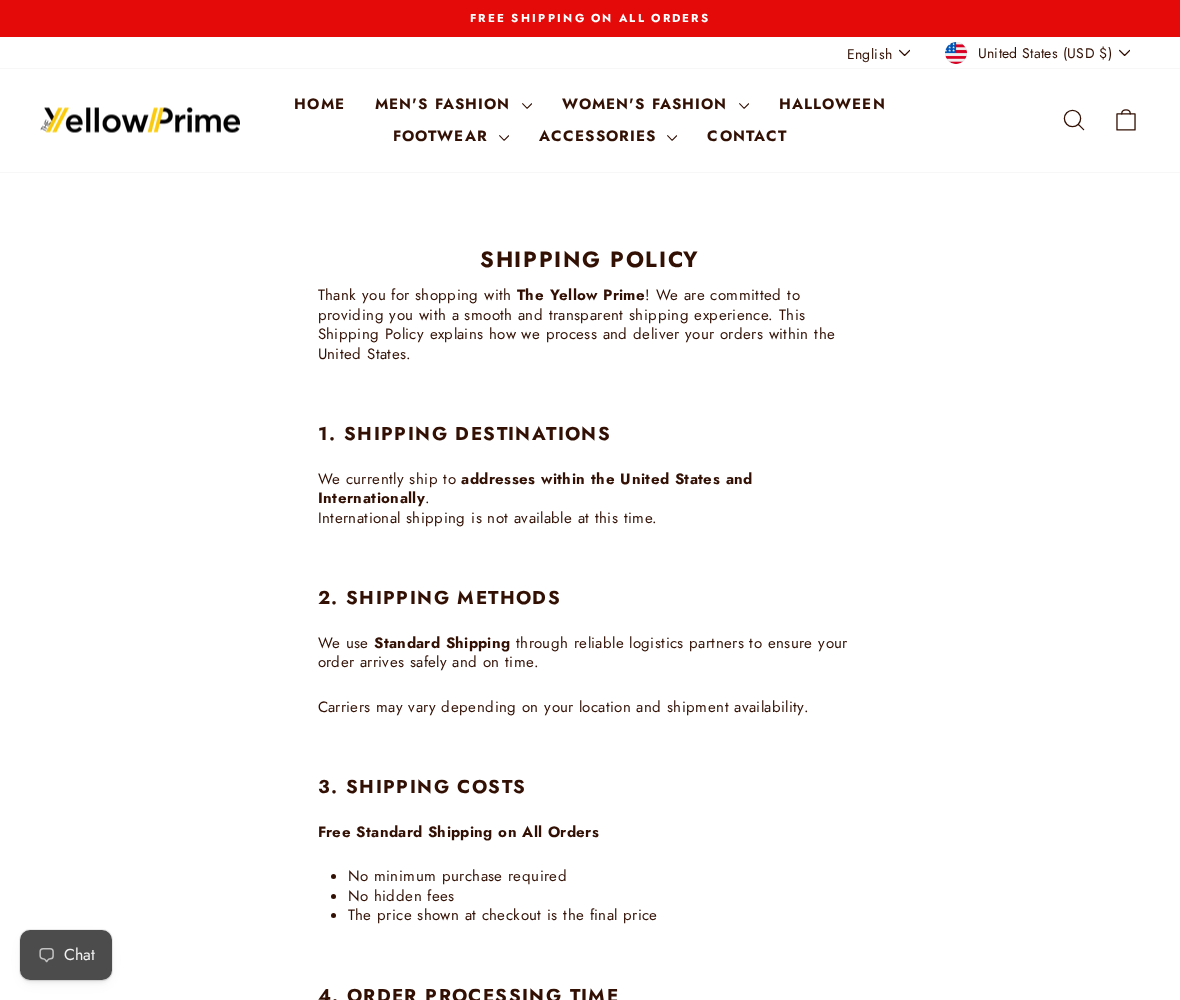 The Yellow Prime Review: Shipping Contradictions and Return Rules Checked
