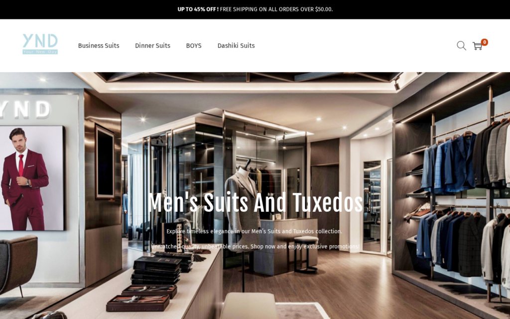 Ynd-suits.com EXPOSED - Shopping Scam or Legit? Key Findings 1 Ynd-suits.com scam