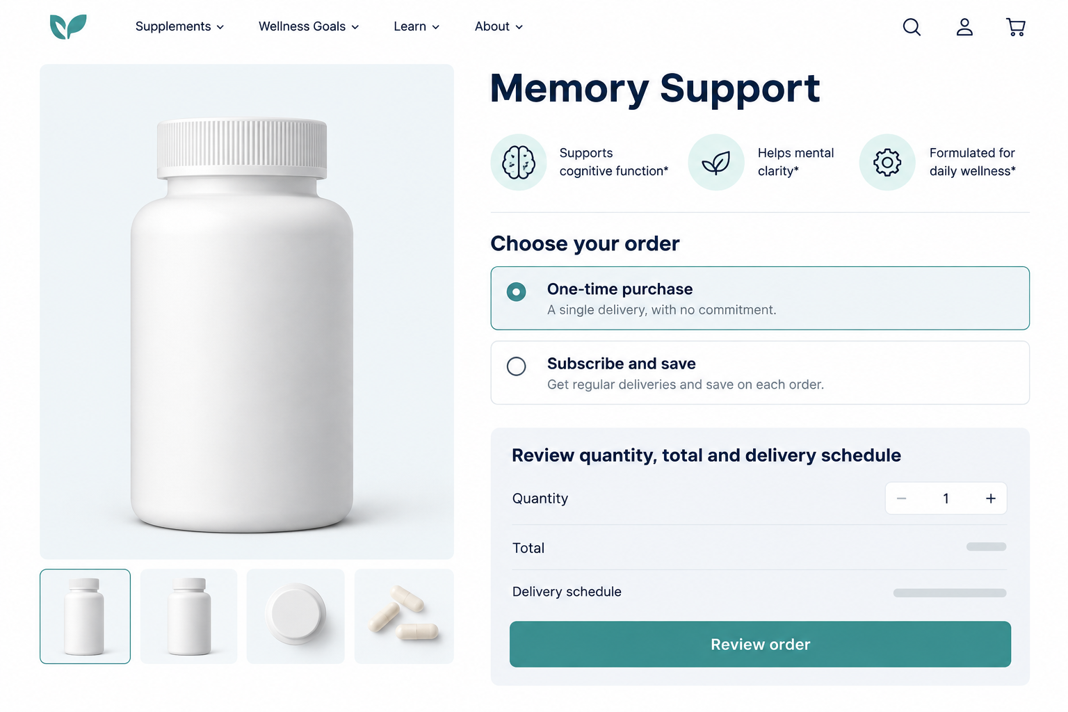 Youthful Brain EXPOSED - Scam or Legit? Memory Supplement Investigation 1 Illustration of separate one-time and subscription options for a memory supplement