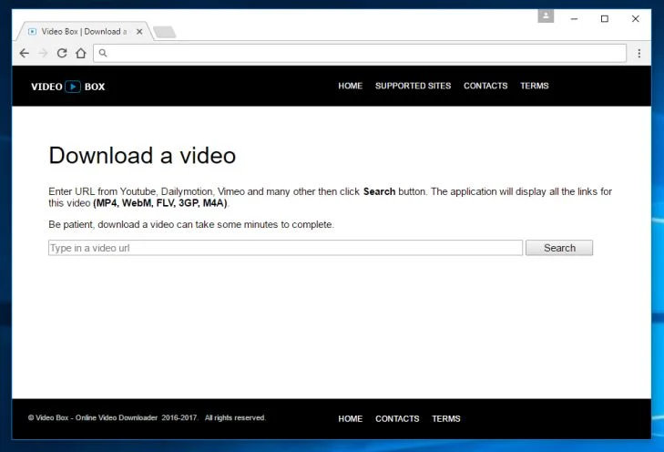 Video Box adware