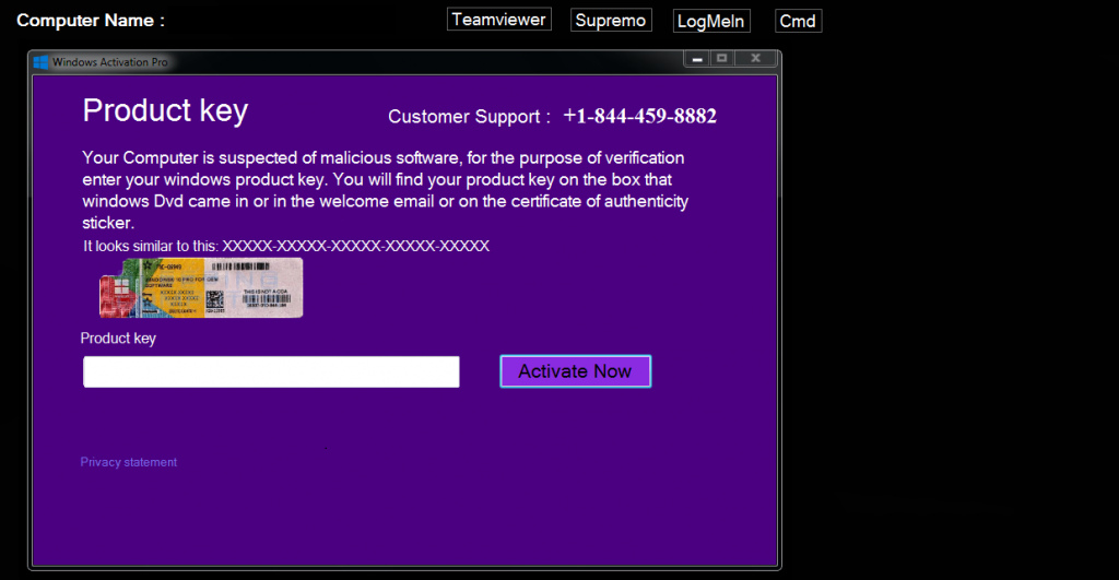 Product Key Customer Support 1 844 459 8882