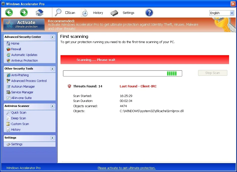 [Image: Windows Accelerator Pro malware]