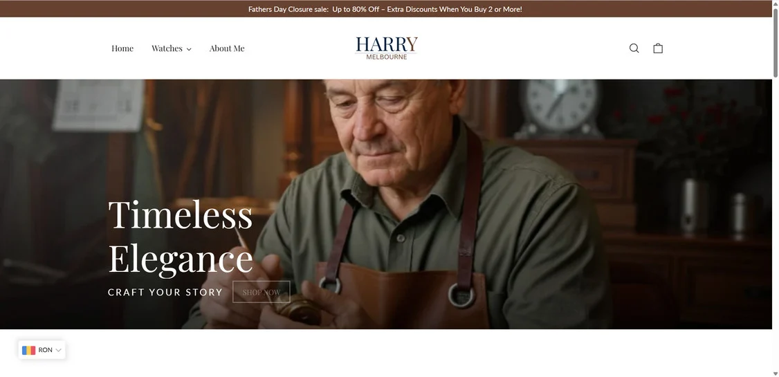 HarryMelbourneWatches.com Scam Warning - Fake Store Alert 1 HarryMelbourneWatches.com scam