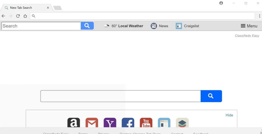 Search.hclassifiedseasy.com Redirect Virus