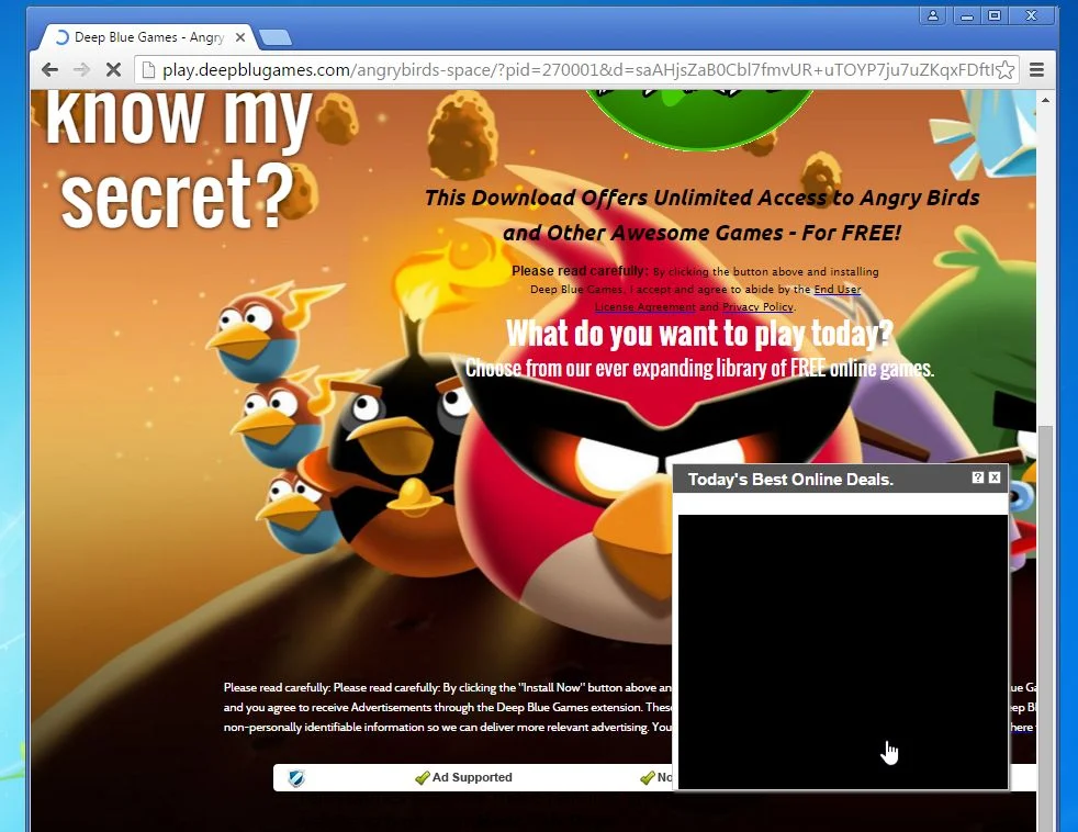 Today’s Best Online Deals virus