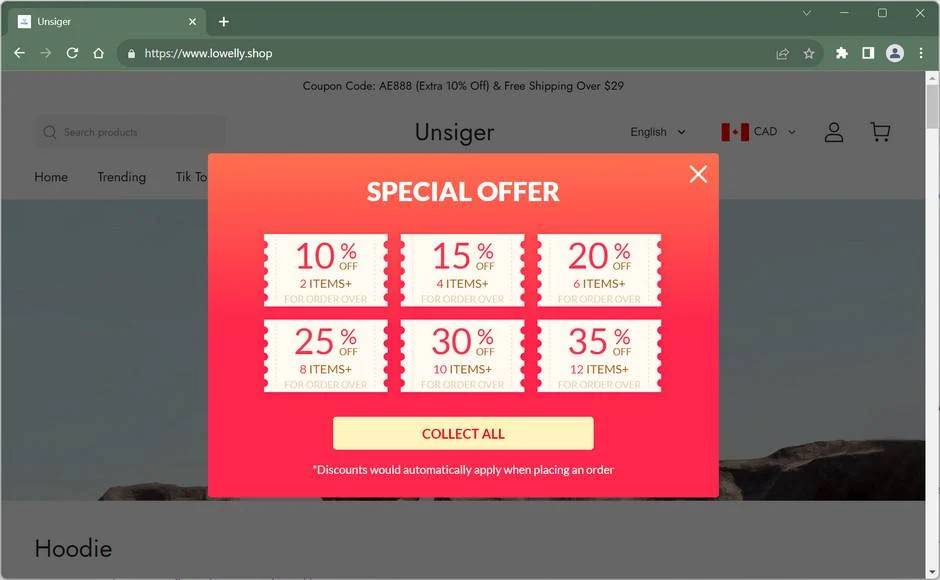 lowelly.shop scam