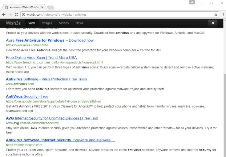 remove Wish3s.com virus