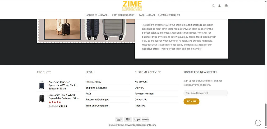 Baggagediscounts.com scam