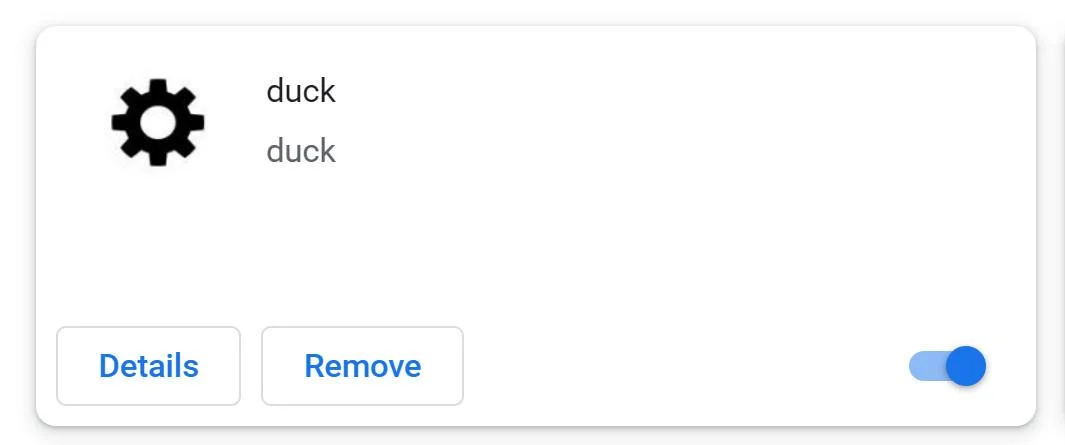 Image: Duck Chrome Extension