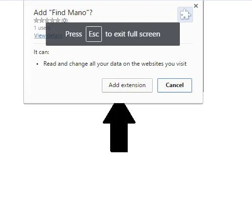 Find Mano by prvtsearch.com virus