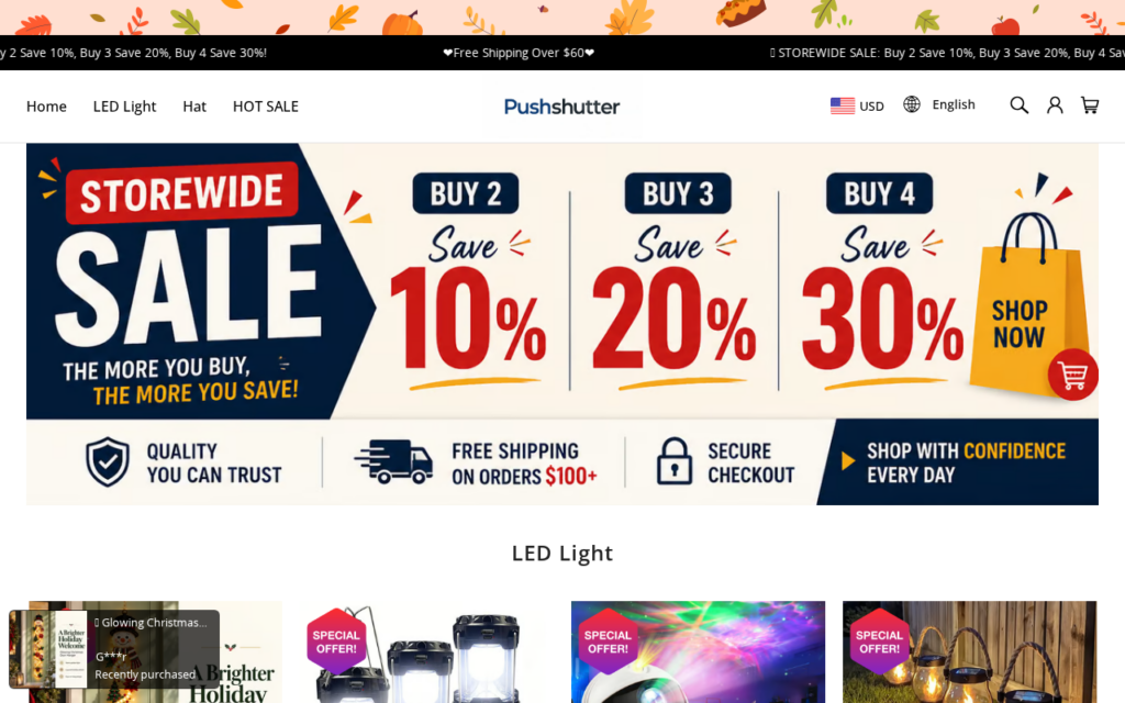 Pushshutter.com scam
