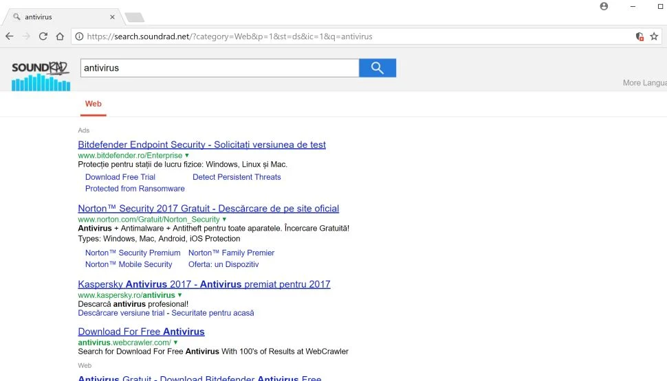 Search.soundrad.net redirect virus