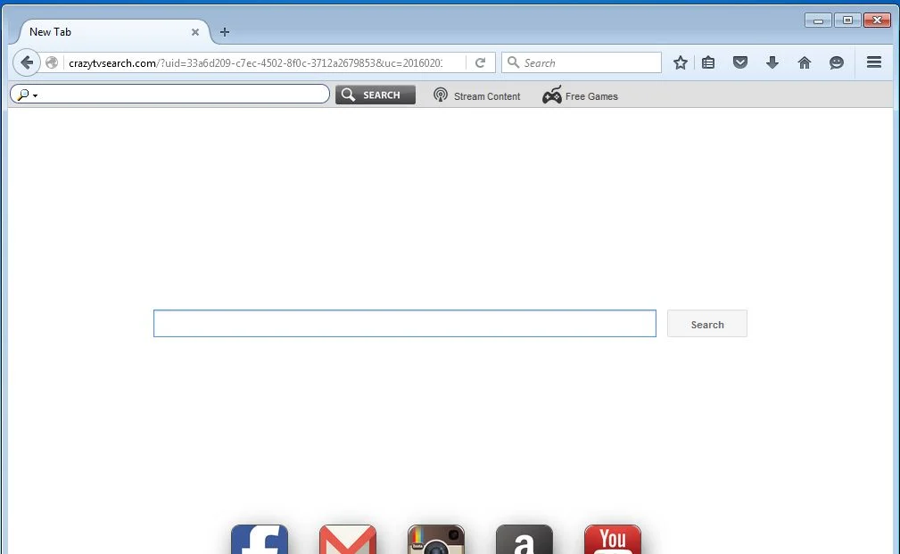Crazytvsearch.com Virus