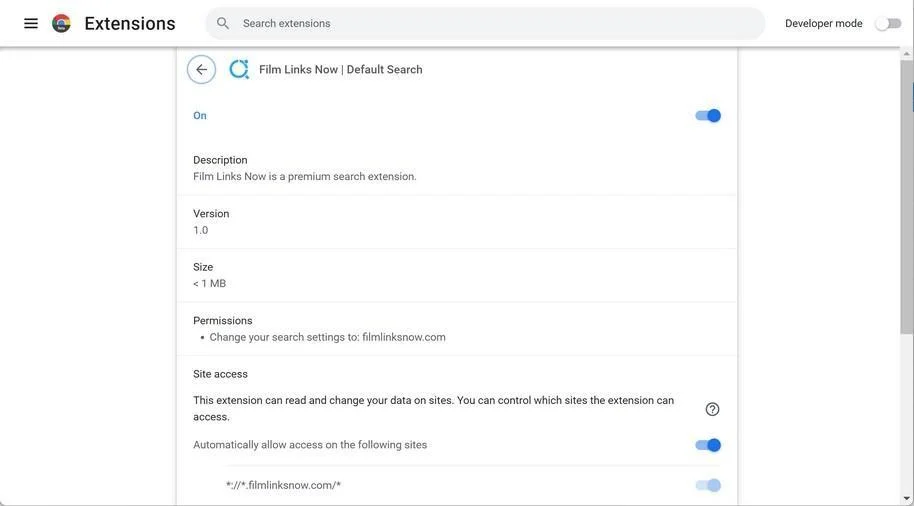 How to Remove Film Links Now Default Search (Virus Removal Guide) 1 Image: Film Links Now Default Search