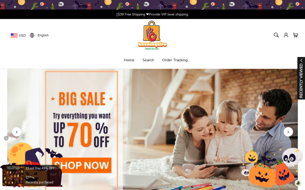 Keeninquire.com EXPOSED - Shopping Scam or Legit? Key Findings 1 Keeninquire.com scam
