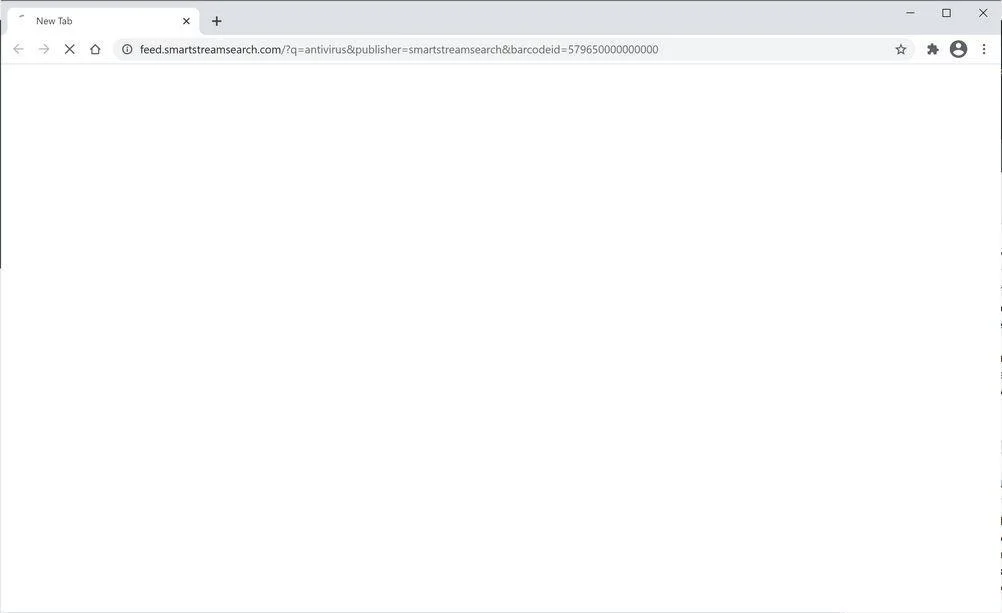 Remove SmartStreamSearch Search (Virus Removal Guide) 1 Image: Chrome browser is redirected to SmartStreamSearch Search