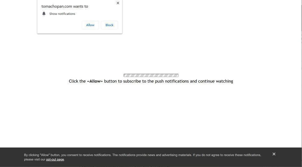 Remove Tomachopan.com pop-up ads (Virus Removal Guide) 1 Image: Chrome browser is redirected to Tomachopan.comImage: Chrome browser is redirected to Tomachopan.com