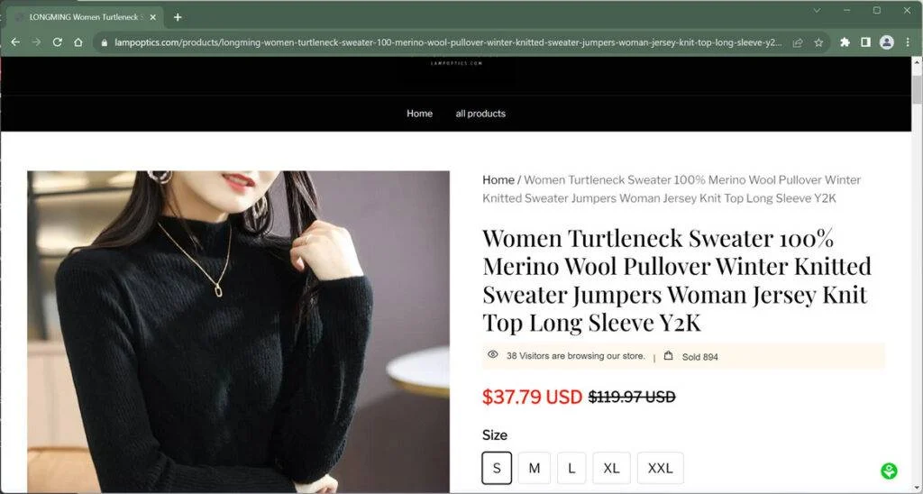 Lampoptics.com Scam: Red Flags of This High Risk Website 1 lampoptics.com china