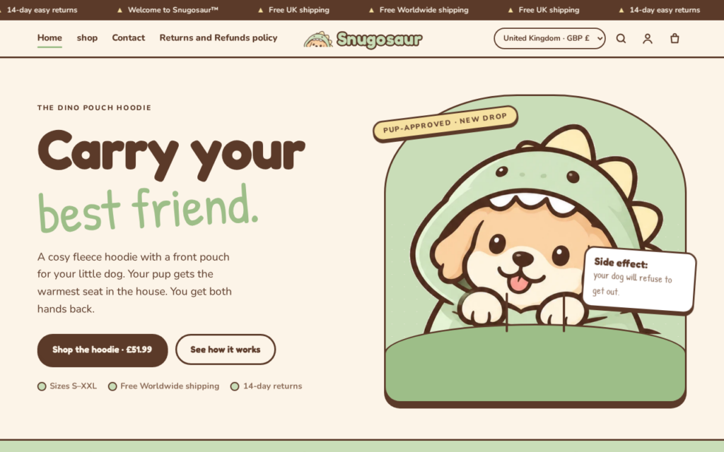Snugosaur.com scam